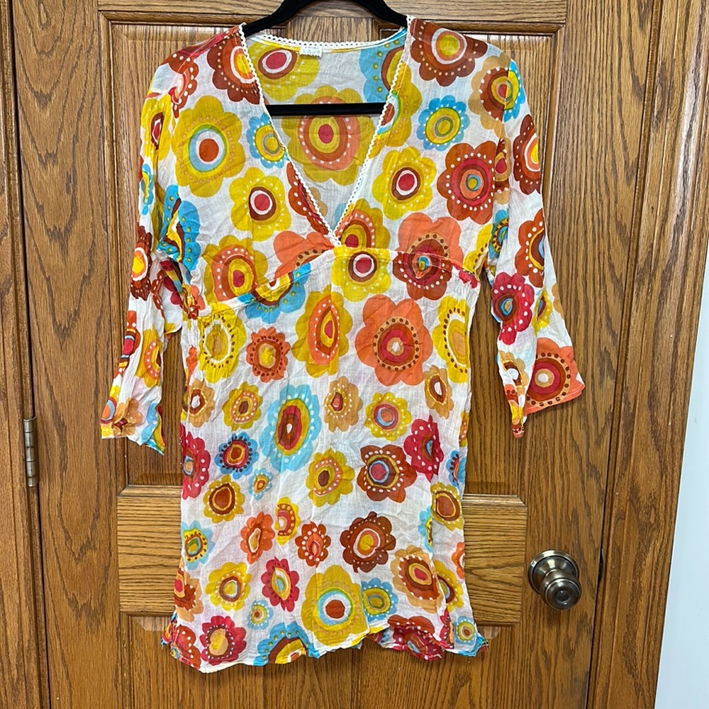 PB & Jellie Floral Swim Cover Up Coverup